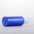 Import Low price 100ml blue cosmetic glass bottle with white plastic cap from China
