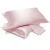 Import luxury 100% Pure Silk Bedding Set for 2 pillow cases 1 duvet cover 1 flat sheet in 19mm  Pink OEKO TEX  Silk Sheets from China