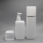 Luxury 500ml Plastic Square Shampoo Pump bottle for Shampoo