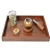 Import Luxury dining table desktop organize food serving wood trays home decor walnut from China