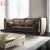 Import Luxury Fabric Quilted Argyle Sofa Living Room Home Furniture Sets 3-seater Velvet Cushion Couch Metal Mirror Armside from China