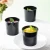 Import Luxury Ice Cream Cup Mini New Black  Disposable Dessert Cake Cups from China