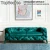 Import Luxury Italian Furniture Tufted Green Velvet Fabric Chesterfield Living Room Sofa Modern Design from China