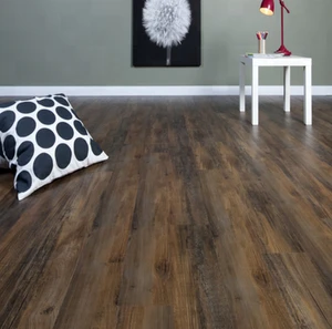 Luxury Living room office Oak Taupe Luxury Vinyl Plank Flooring With Click Design