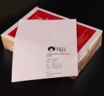 (LYYT039U) 75gsm cotton linen pulp red blue fiber waterproof anti copy paper