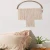 Import macrame wall hanging round hoop circle tapestry handmade home wall decor from China
