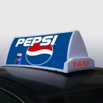 Made in China taxi 3g led billboard P6 magnetic led module