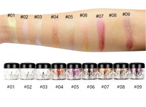 Makeup Press Glitter Loose Pigment, Multi Chrome Private Label Eyeshadow