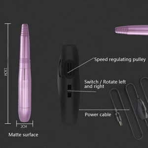 Manicure Pedicure Polishing Shape Tools Portable Electric Nail Drill Professional Efile Nail Drill Kit