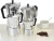 Import Manufacture Wholesale Custom Coffee Tools Espresso Stainless Steel 304/410 Moka Pot Milk Jug Coffee Kettle Coffee Maker Set from China