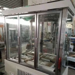 manufacturer refrigeration equipment upright beverage cooler display showcase/bakery glass display showcase for bakery store