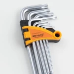 Manufacturer Sale Customized 9PCS Chrome Vanadium Steel Torx Key Wrench Set With Holes