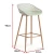 Import Manufacturer Wholesale Beautiful Perforated Backrest Kitchen Counter Set Of 2 Bar High Stools from China