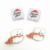 manufacturers factory Pizza Hut cup cartoon character badge kpop hard enamel lapel pin