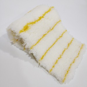 Master M82008 Yellow Stripe Long Nap Paint Roller Brush 100% Acrylic Woven Roller Fabric