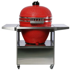 MCD 29 inch Egg BBQ Grill &amp; Kamado BBQ Grill with Stainless Steel Table