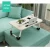 Import MDF portable folding laptop table wood folding computer desk on the bed from China