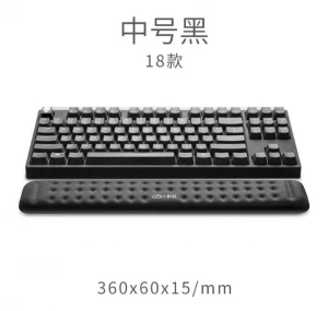 Memory Foam Keyboard Wrist Rest&amp;Mouse Pad Wrist Support, Ergonomic Design for Office, Home Office, Laptop, Desktop Computer