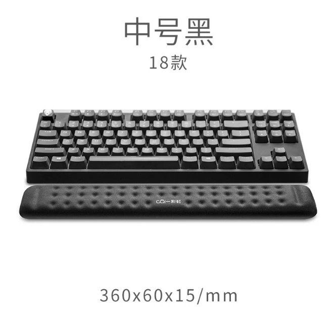 Memory Foam Keyboard Wrist Rest&amp;Mouse Pad Wrist Support, Ergonomic Design for Office, Home Office, Laptop, Desktop Computer