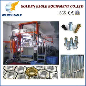 Metal buckle zipper processing equipment electroplating line machine