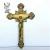Import Metal crafts casting bronze brass standing jesus crucifix cross sculpture for catholic christian gifts from China