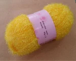 metallic fancy feather yarn to KOREA market