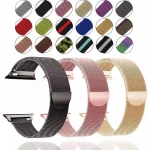 Milanese Loop Stainless Steel Metal Strap for Apple Watch Band 44mm 42mm 40mm 38mm, Luxury for iwatch series 5 4 3 Watch Strap