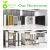 Import Mini folding luggage cart storage small cart storage kitchen rack luggage trolley bags 4 wheel shopping trolley from China