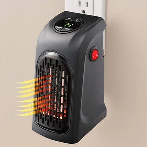 Mini Space Heater with Adjustable Timer Digital Display, Plug in Heater Electric Heater for Home and Office