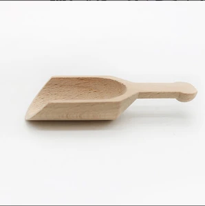 Mini wooden tea shovel/ mini coffee shovel/ spade/ spatula/ wooden salt scoop