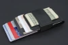Minimalism credit cards wallet elastic band money clip wallet crazy horse leather interesting wallet