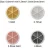Import Mixed 6 sizes rose gold silver black 3D metal nail art decorations beads from China