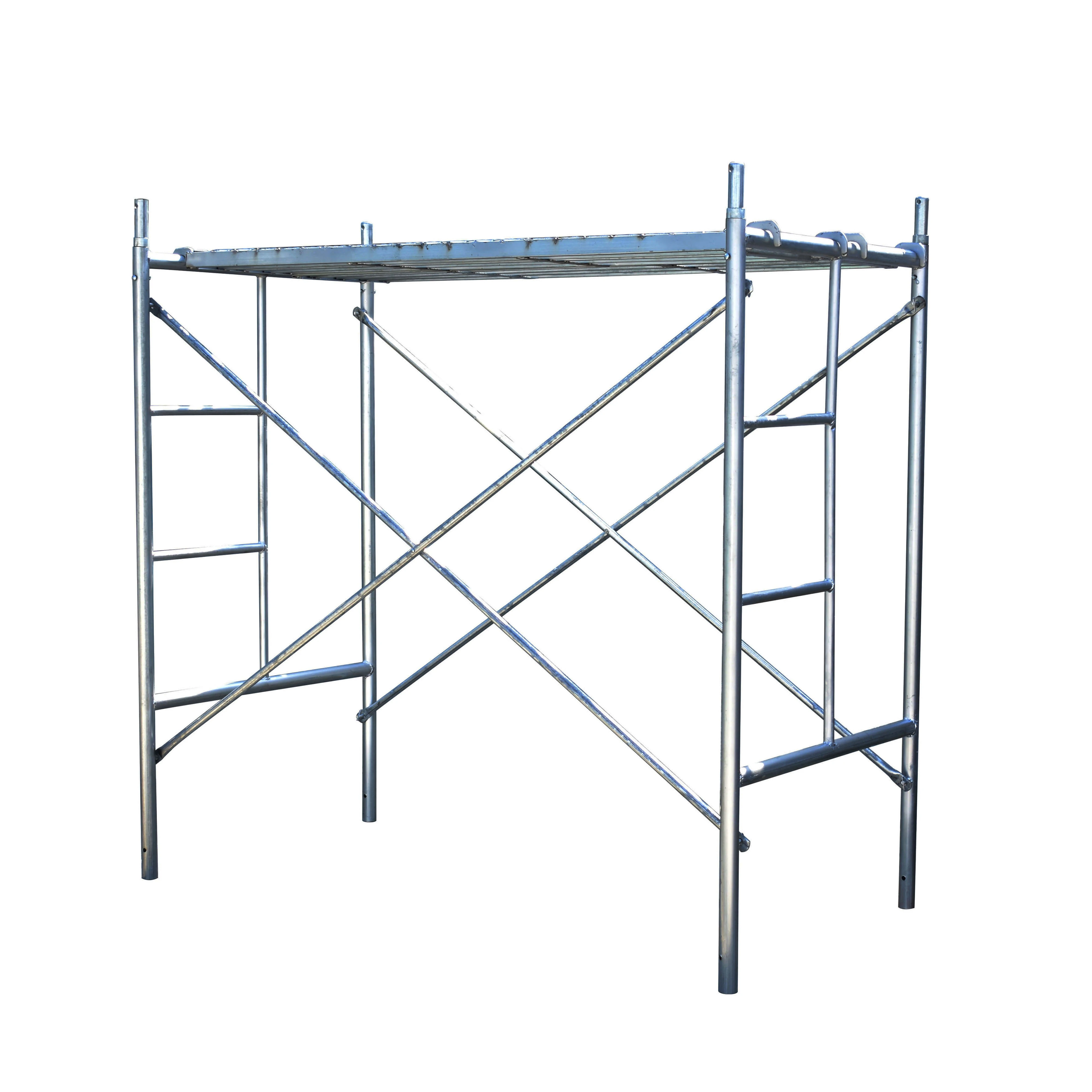 Mobile double coupler load capacity frame steel scaffolding