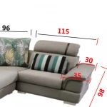 Modern Contracted Living Room Sofa Set Chinese Furniture Soft Sofa Bed Sectional Sofa Home Furniture Chinese Style Fabric Hotel