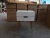 Import Modern design  gold legs  white wooden nightstand with drawers from China