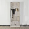Modern Design Home Customized Made Furniture Factory Direct  Two Doors Bedroom Wardrobes