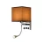Import Modern Design Small Size Hotel Wall Lamp With LED Reading Light and USB Charging Port from China