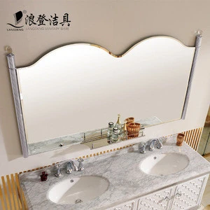 Modern Double Sink 304 stainless steel Bathroom Vanity for hotels