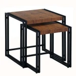 Modern Double Tube Frame Computer Desk with Two Drawers Laptop Computer Table For Office,Home Furniture