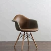 modern European designer patchwork fabric waiting room chairs