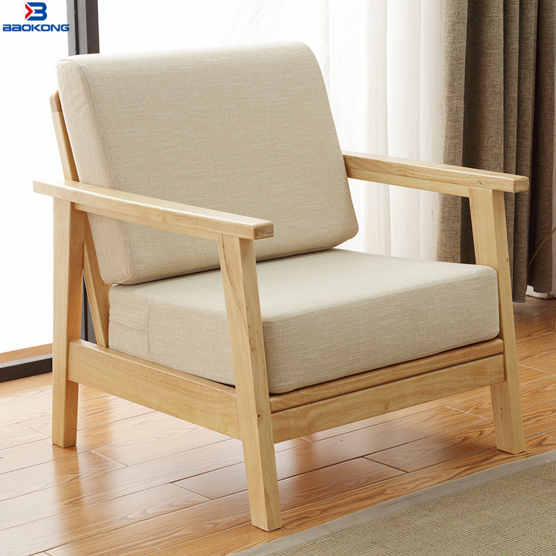 Buy Modern Home Living Room Furniture Wooden Frame Fabric Sofa from ...