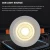 Import Modern indoor lighting recessed mounting COB 5w 7w 12w 18w 25w 30w led down light from China