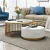 Import modern living room furniture round coffee table set from China