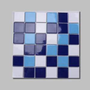 Mosaics Tile Competitive Price 2x2 Premium Stocks Ceramic Pool Tile Porcelain Square Main Stock 300*300mm Mesh-monuted Parquet