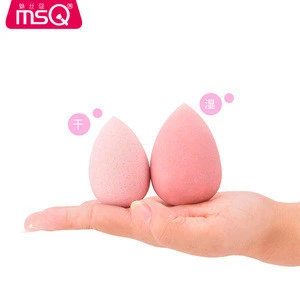 MSQ Latex Free Soft Pink Nude Color Multi Shape Soft Glitter Custom Magic Makeup Blender Sponge