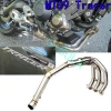 MT09 Tracer Motorcycle Exhaust Full Systems Without Muffler For Yamaha