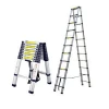 Multi-purpose double side folding aluminum ladder