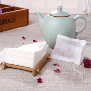 Natural Filter Paper Tea Infuser Bags Drawstring Tea Bags