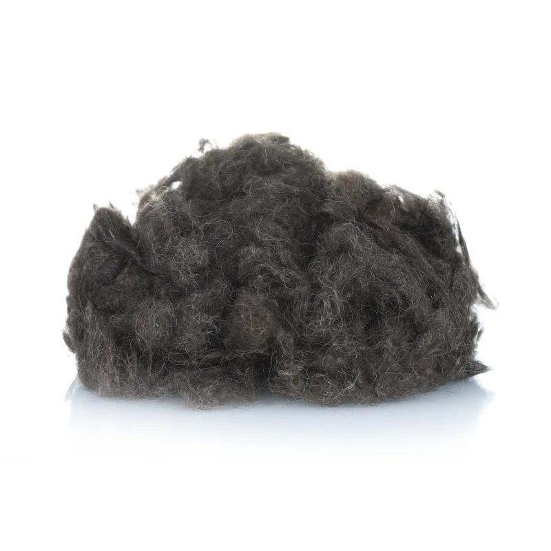 Natural material Carded sheep wool noil 100% wool waste