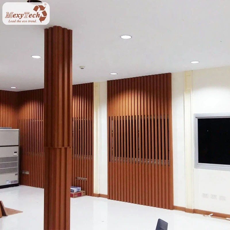 natural wood grain texture indoor alternative wall covering material